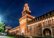Замок Сфорца в Милане (Castello Sforzesco di Milano)